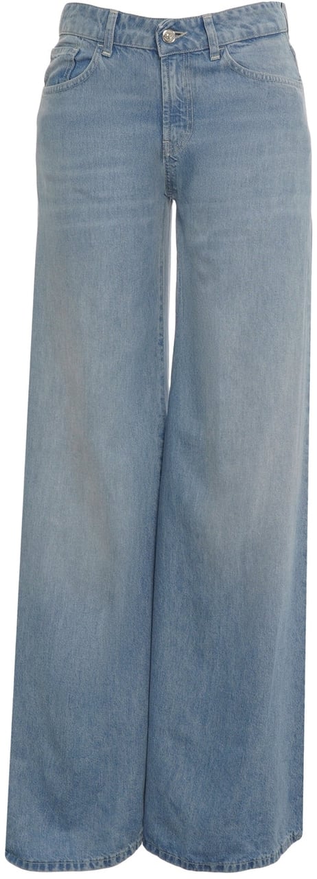 Dondup Wide leg jeans 'Marlen' Blauw