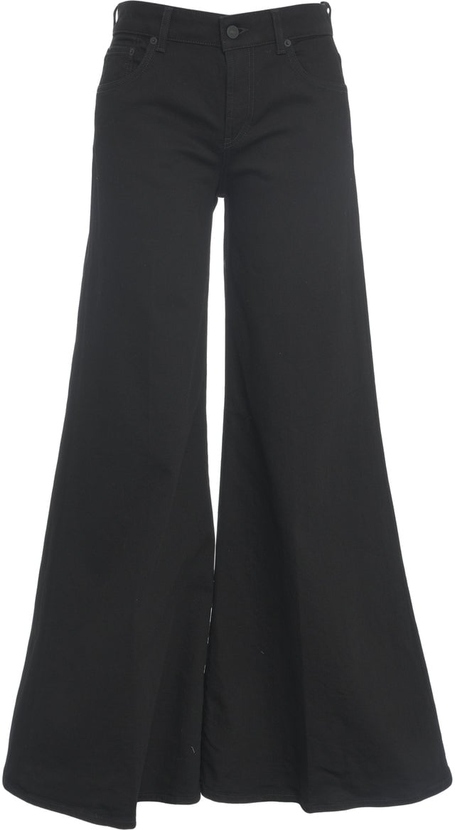 Dondup Flared trousers 'Marlen' Zwart