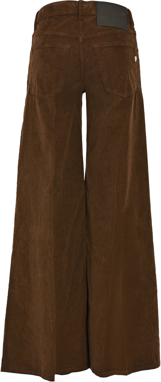 Dondup Trousers Caffe Bruin