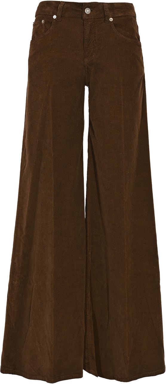 Dondup Trousers Caffe Bruin