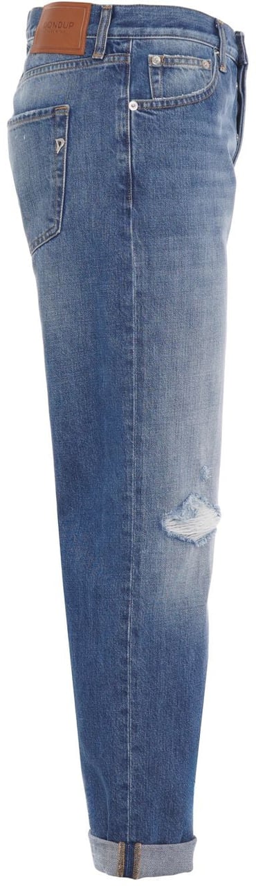 Dondup Straight leg jeans 'Icon' Blauw