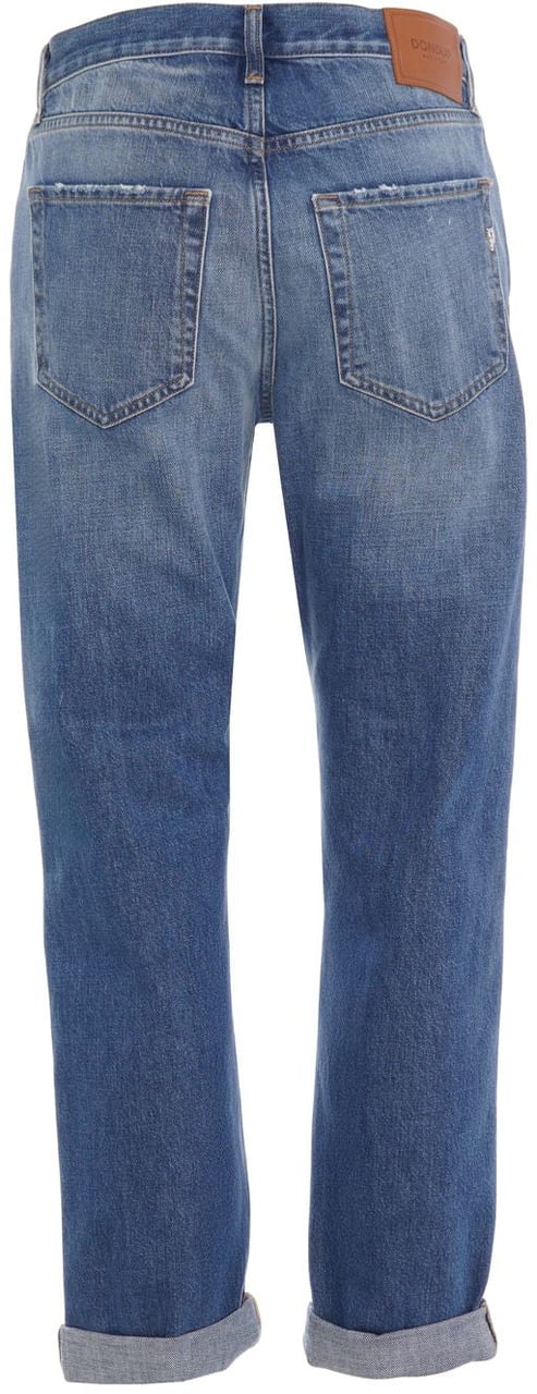 Dondup Straight leg jeans 'Icon' Blauw