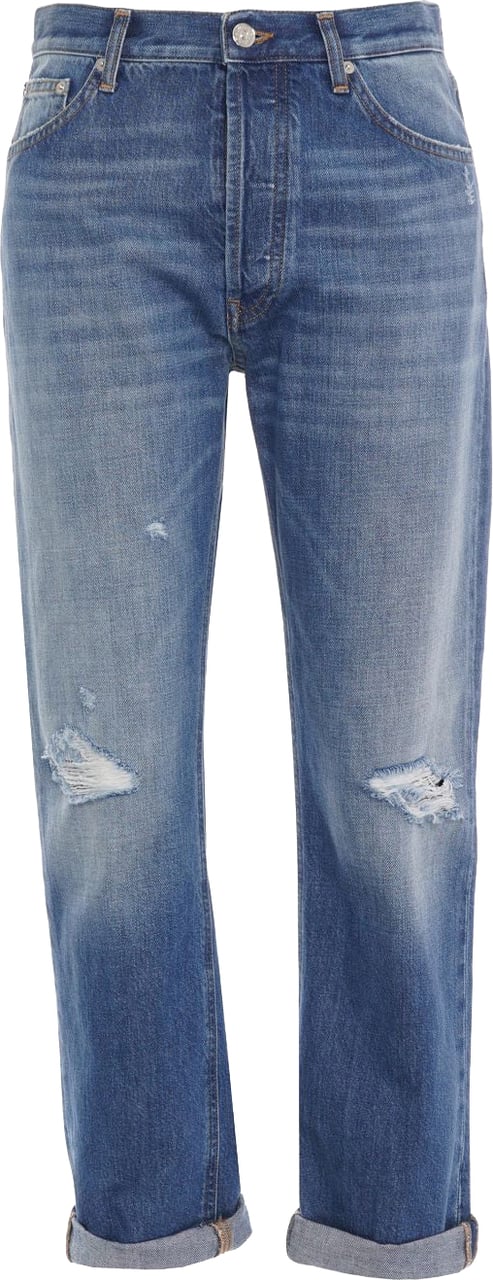 Dondup Straight leg jeans 'Icon' Blauw