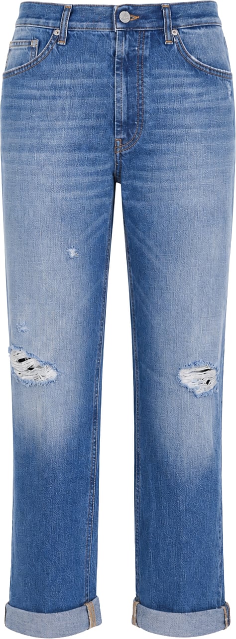 Dondup Trousers Denim Blauw