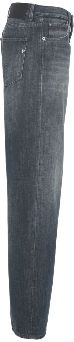 Dondup Jeans straight leg 'Francine' Grijs