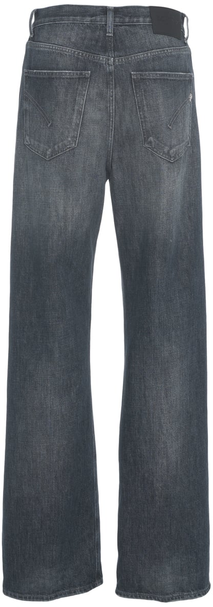 Dondup Jeans straight leg 'Francine' Grijs