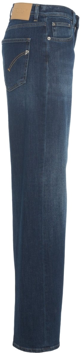 Dondup Wide leg jeans 'Francine' Blauw