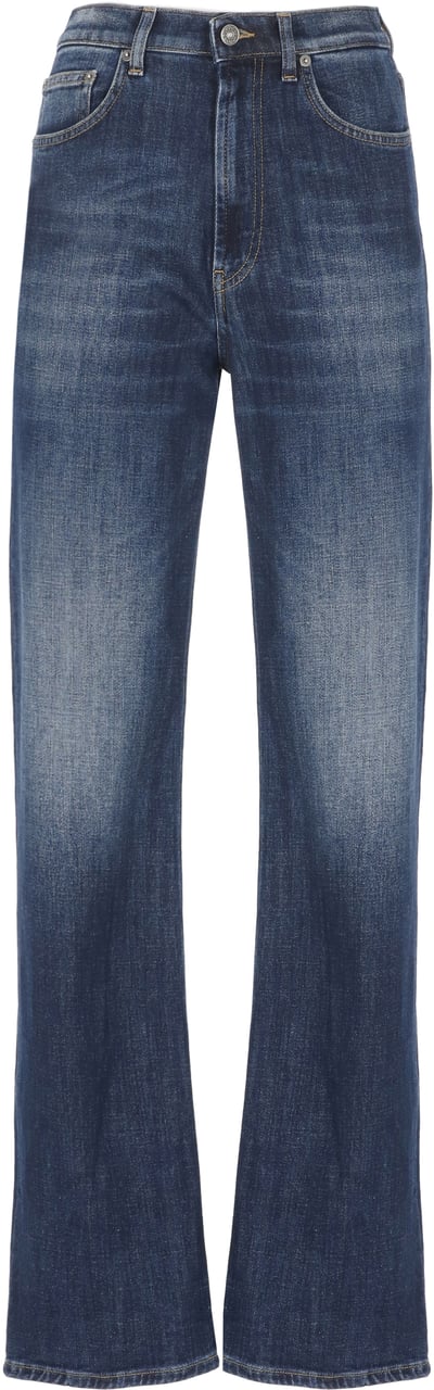 Dondup Trousers Blue Blauw