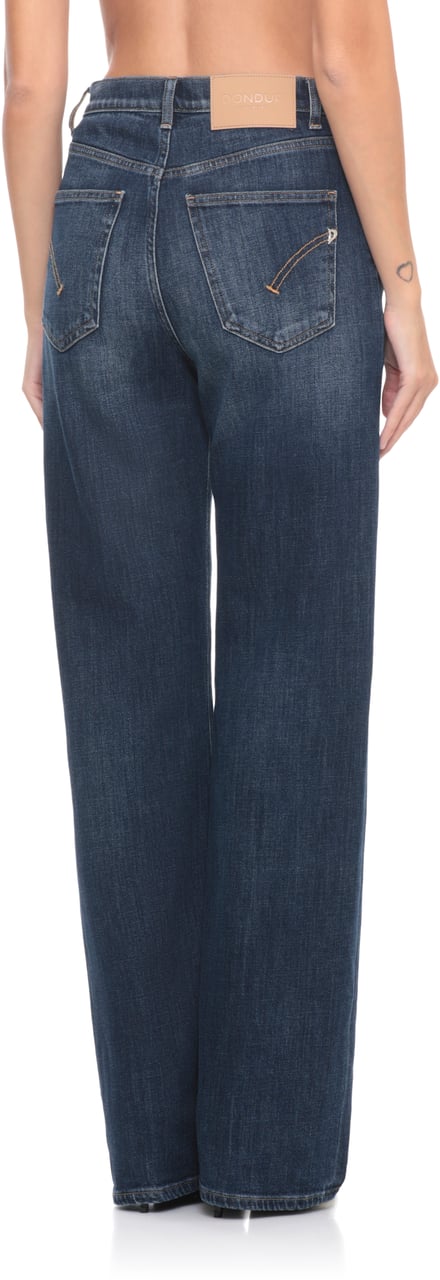 Dondup Trousers Blue Blauw