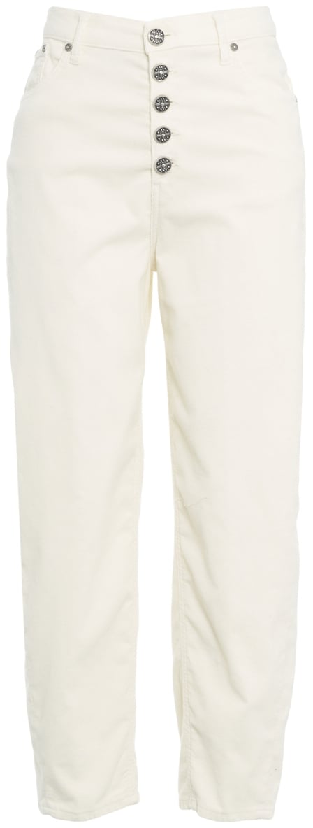 Dondup Pantaloni 'Bessie Gioie' Wit