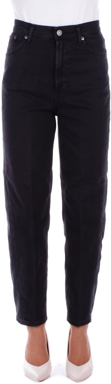 Dondup Trousers Black Zwart