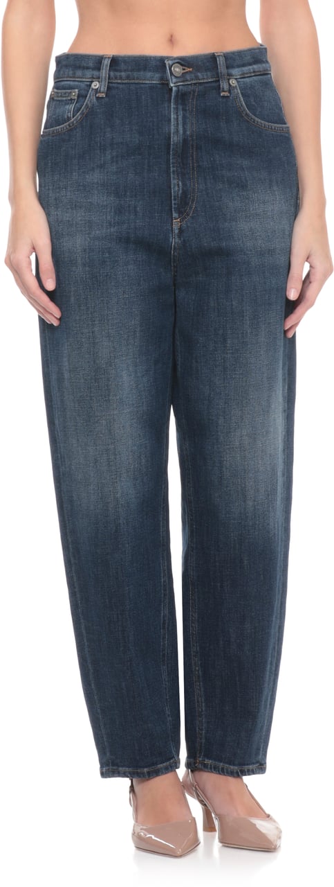Dondup Trousers Blue Blauw