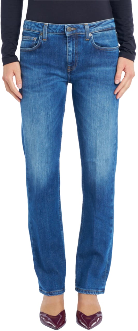 Dondup Trousers Blue Blauw