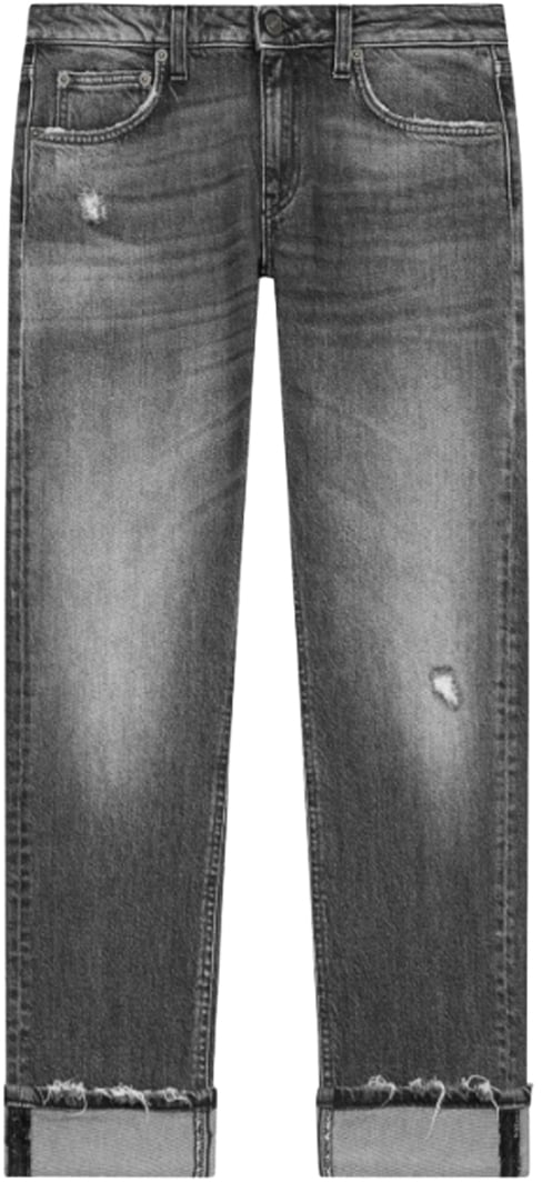 Dondup Trousers Black Zwart