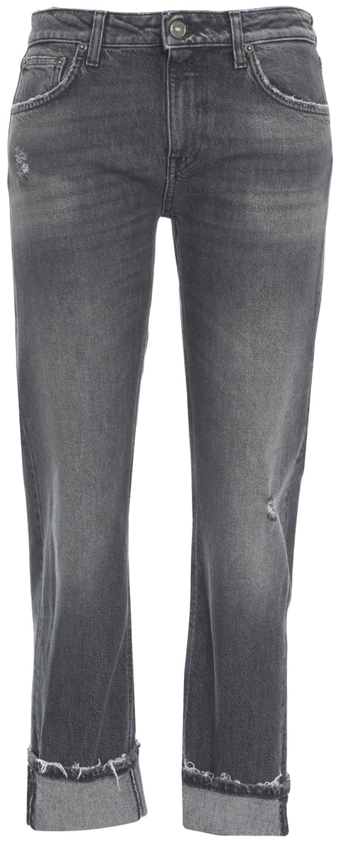 Dondup Boyfriend jeans 'Coco' Grijs