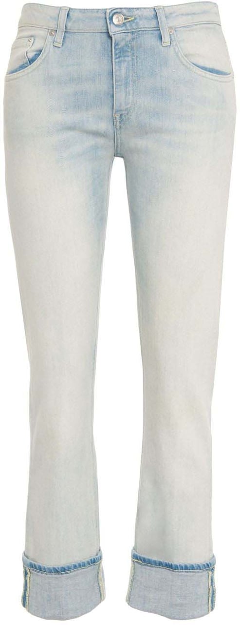 Dondup Slim fit jeans 'Coco' Blauw