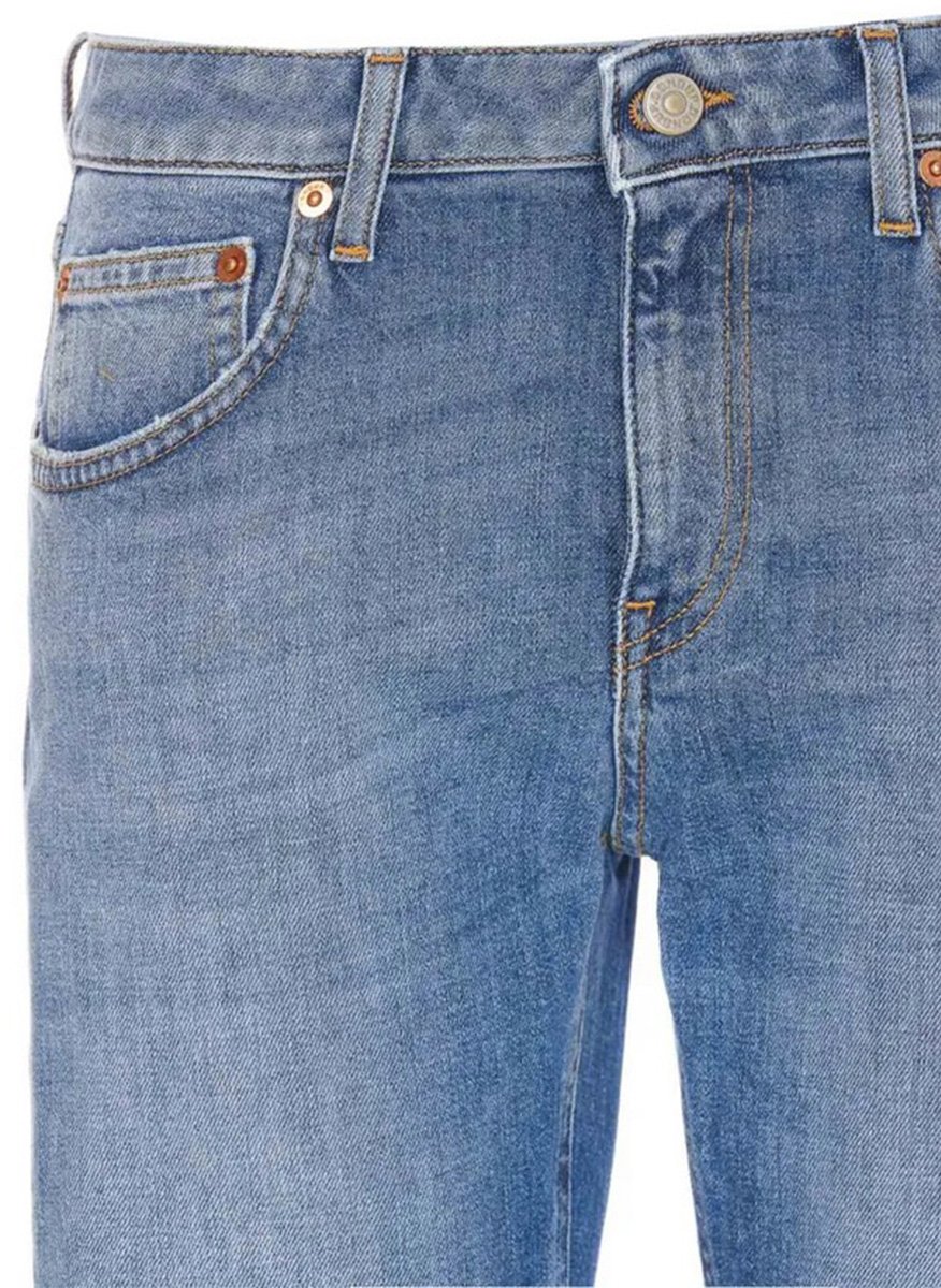 Dondup Trousers Blue Blauw