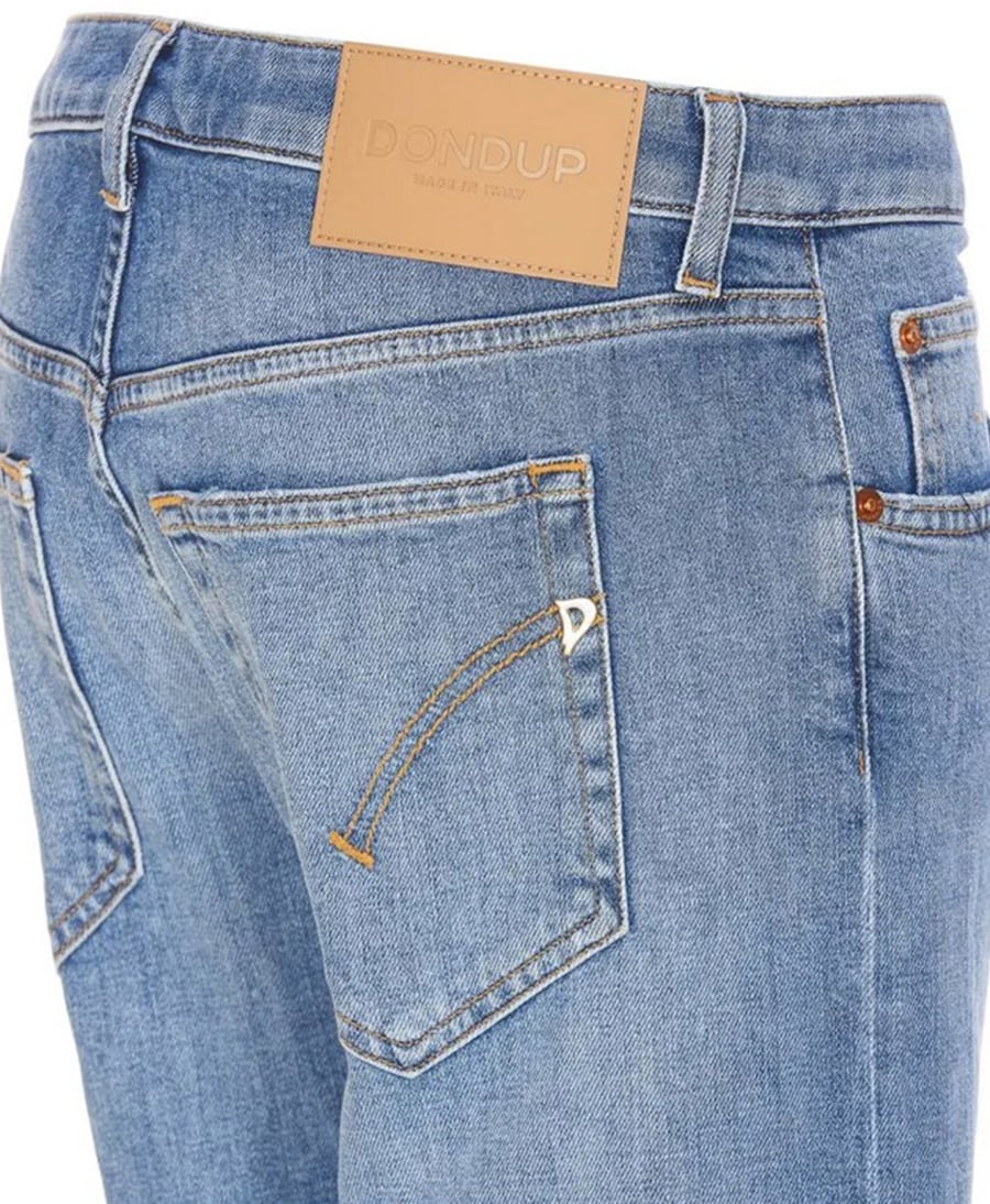 Dondup Trousers Blue Blauw