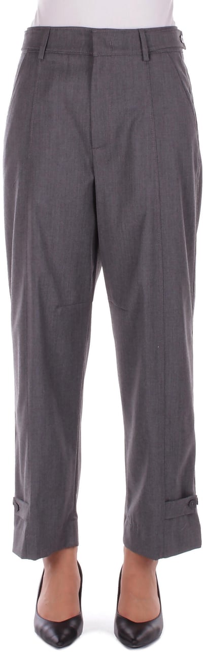 Dondup Trousers Grey Grijs