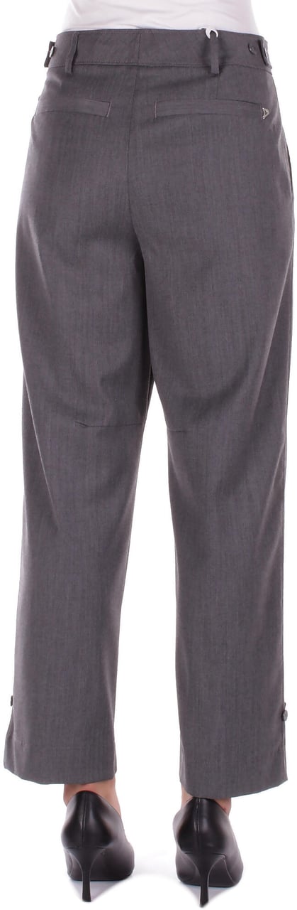 Dondup Trousers Grigio Donkergrijs