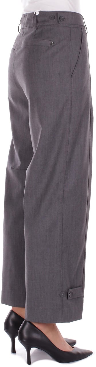 Dondup Trousers Grigio Donkergrijs