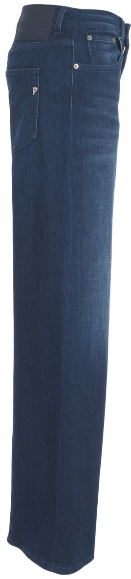 Dondup Jeans wide leg 'Beatrix' Blauw