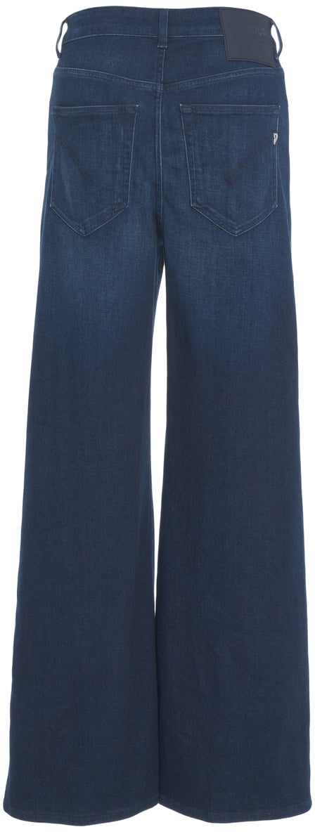 Dondup Jeans wide leg 'Beatrix' Blauw