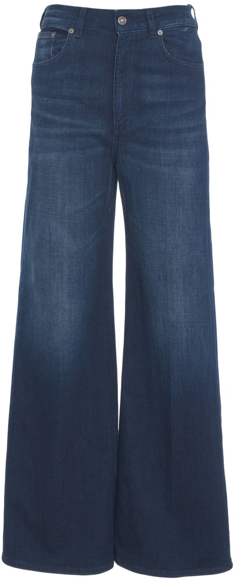 Dondup Jeans wide leg 'Beatrix' Blauw