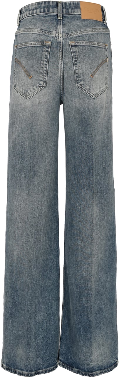 Dondup Trousers Blue Blauw