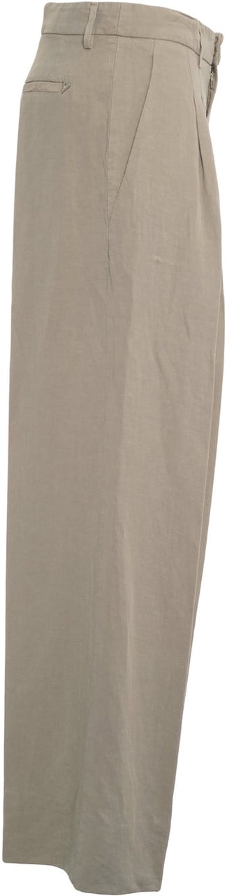 Dondup Wide leg pants 'Eloise' Beige