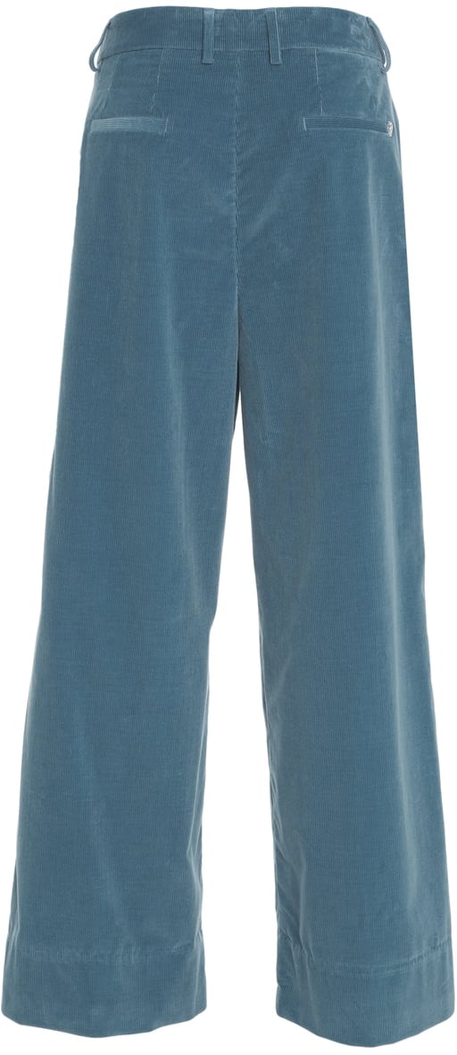 Dondup Pleated pants 'Eloise' Blauw