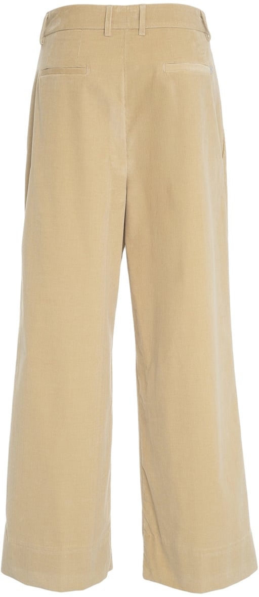 Dondup Pleated pants 'Eloise' Beige