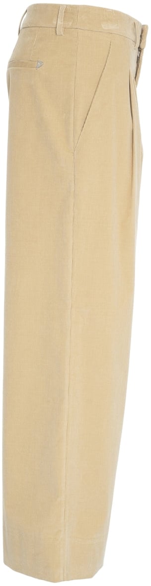 Dondup Pleated pants 'Eloise' Beige