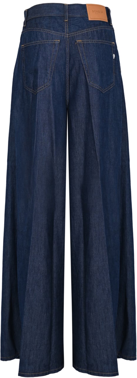 Dondup Trousers Blue Blauw