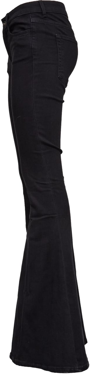 Dondup Jeans Karen Super Skinny Bootcut In Denim Stretch 10 Oz Zwart