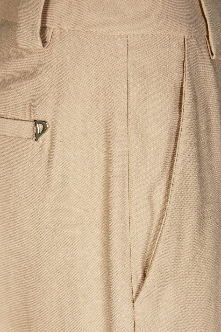 Dondup Trousers Avena Latte Beige