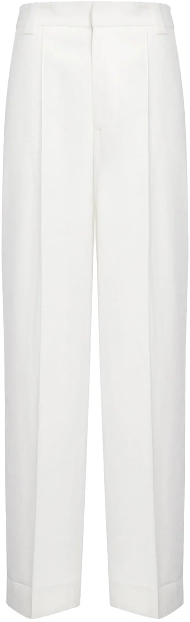 Dondup Trousers Latte Wit