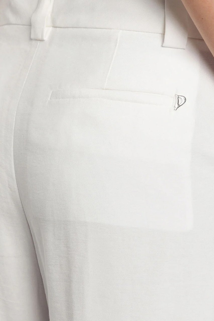 Dondup Trousers Latte Wit