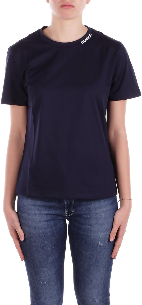Dondup T-Shirts And Polos Blue Blauw