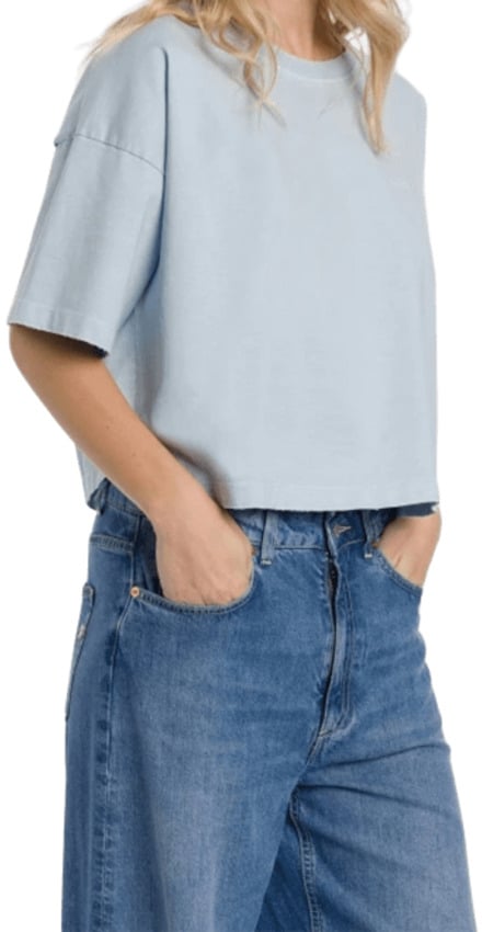 Dondup Dondup T-shirt E Polo Celeste Blauw