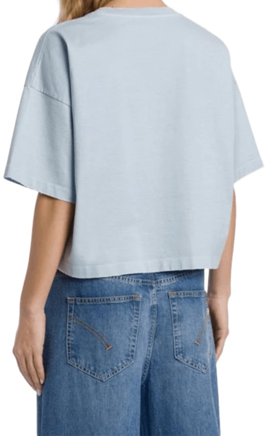 Dondup Dondup T-shirt E Polo Celeste Blauw