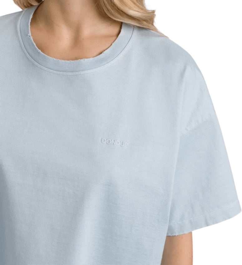 Dondup Dondup T-shirt E Polo Celeste Blauw