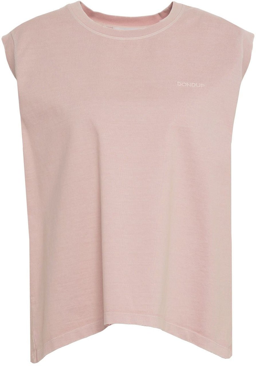 Dondup Cotton t-shirt Roze