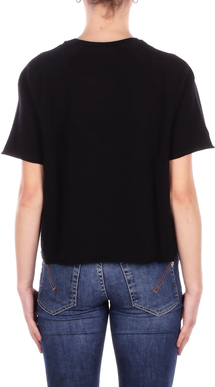 Dondup T-Shirts And Polos Nero Zwart