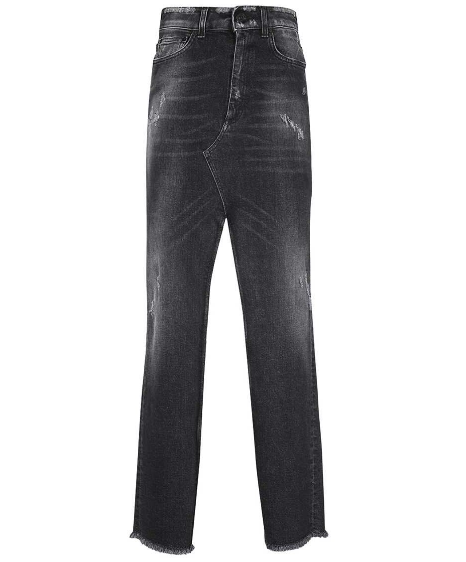 Dondup Denim long skirt Zwart