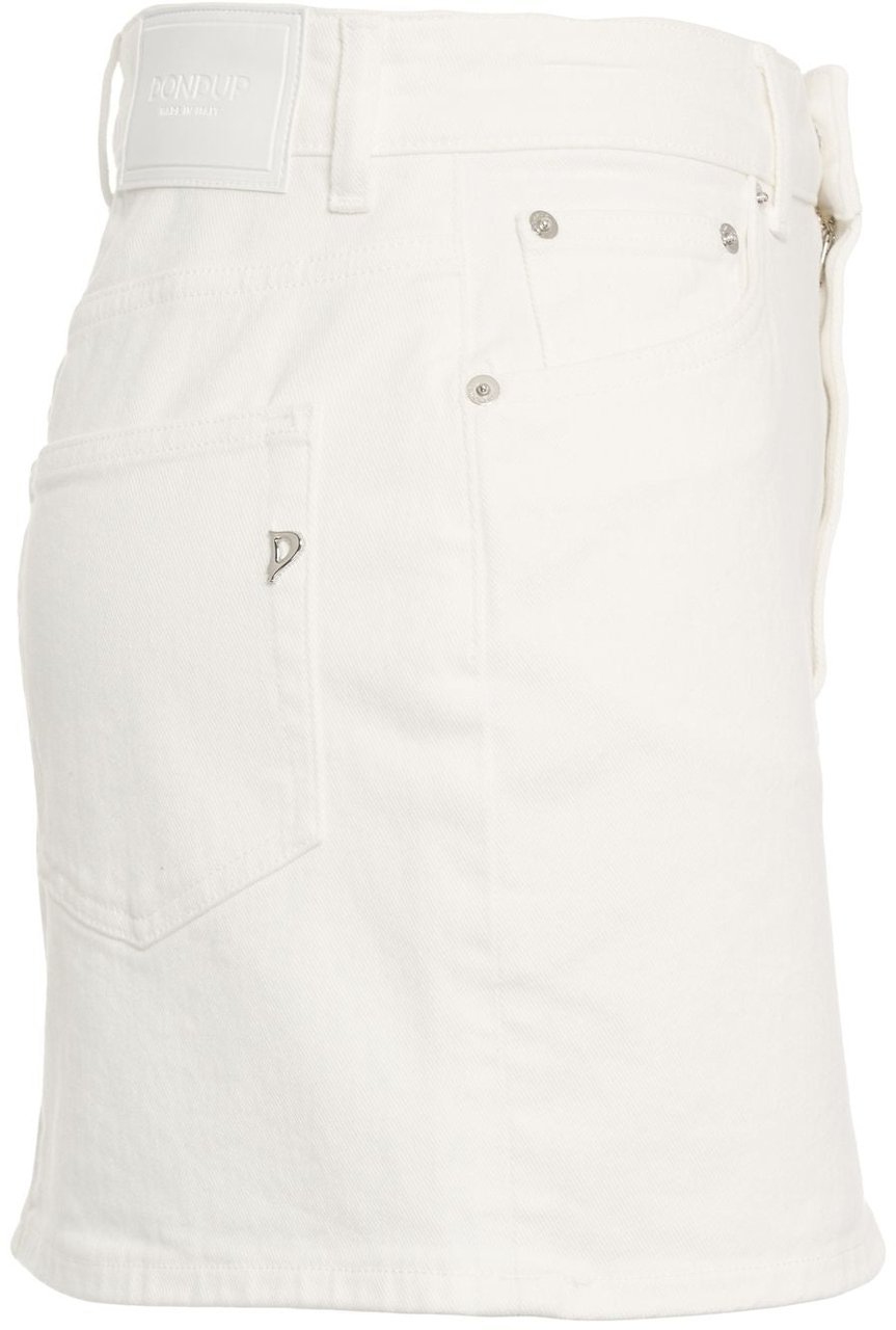 Dondup Denim mini skirt Wit
