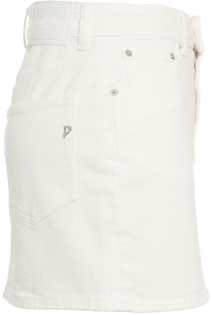 Dondup Denim mini skirt Wit
