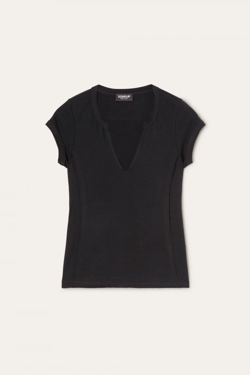 Dondup T-shirts Black Zwart