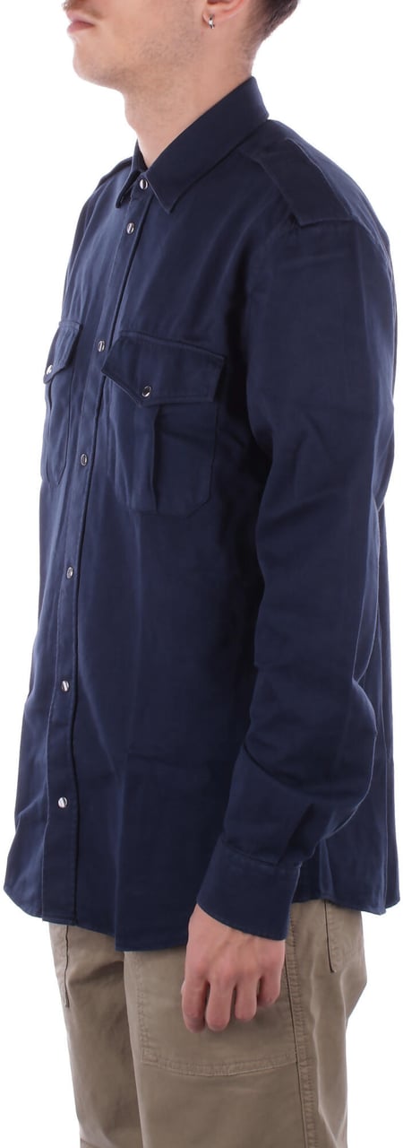 Dondup Shirts Blue Blauw