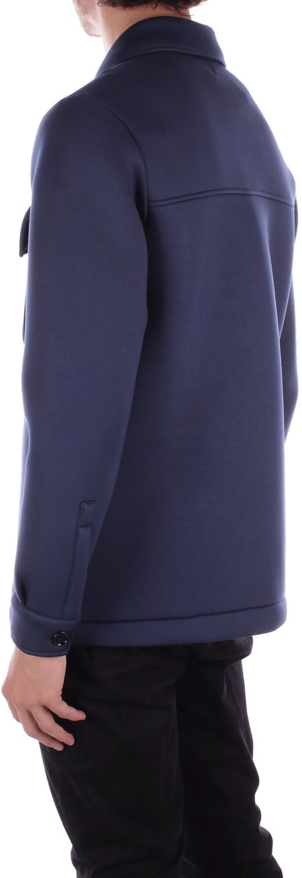 Dondup Coats Blu Antracite Blauw